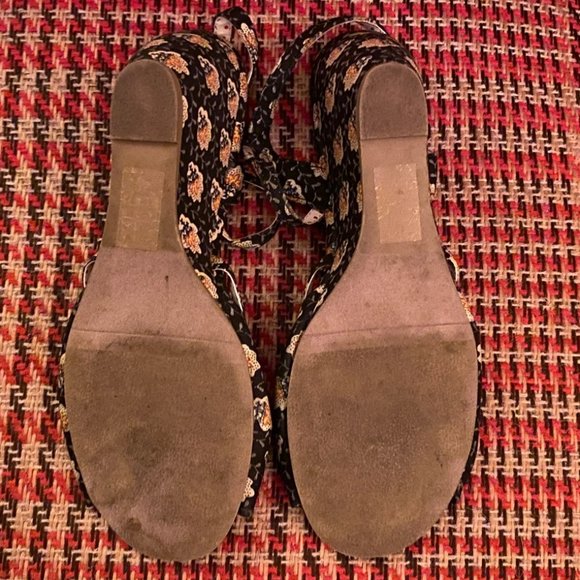 Floral Wedge Sandals by "But Another Innocent Tale..." Size 7.5 - Picture 7 of 7
